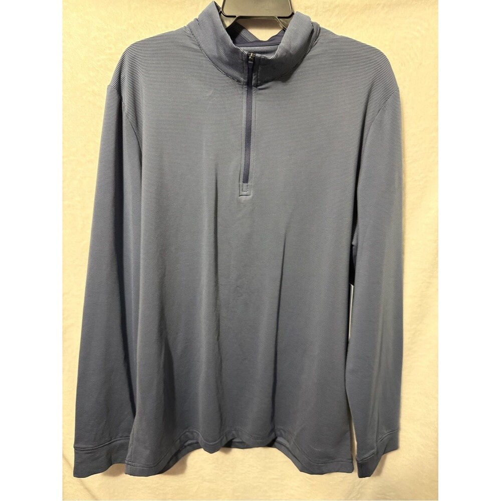 Light Blue Quarter-Zip Pullover